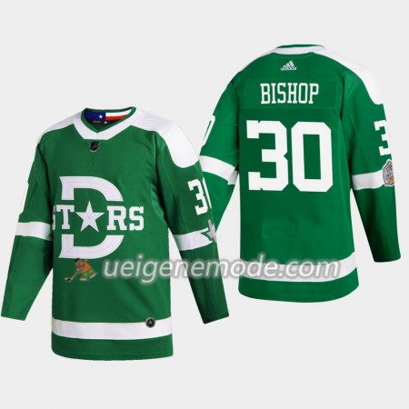 Herren Eishockey Dallas Stars Trikot Ben Bishop 30 Adidas 2020 Winter Classic Authentic